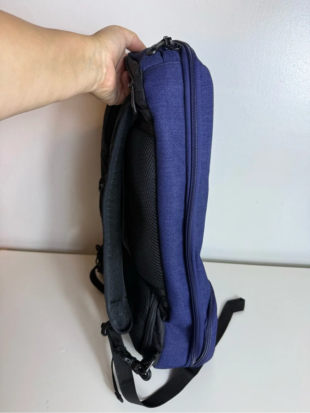 eBags Professional Slim Laptop Backpack Blue Travel Sentry TSA Approved Bag